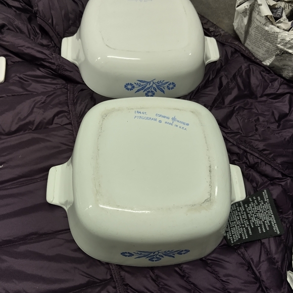 Corningware Cornflower 1960-61 set casserole - Picture 2 of 15